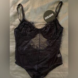 BABYBOO Black Lace Bodysuit